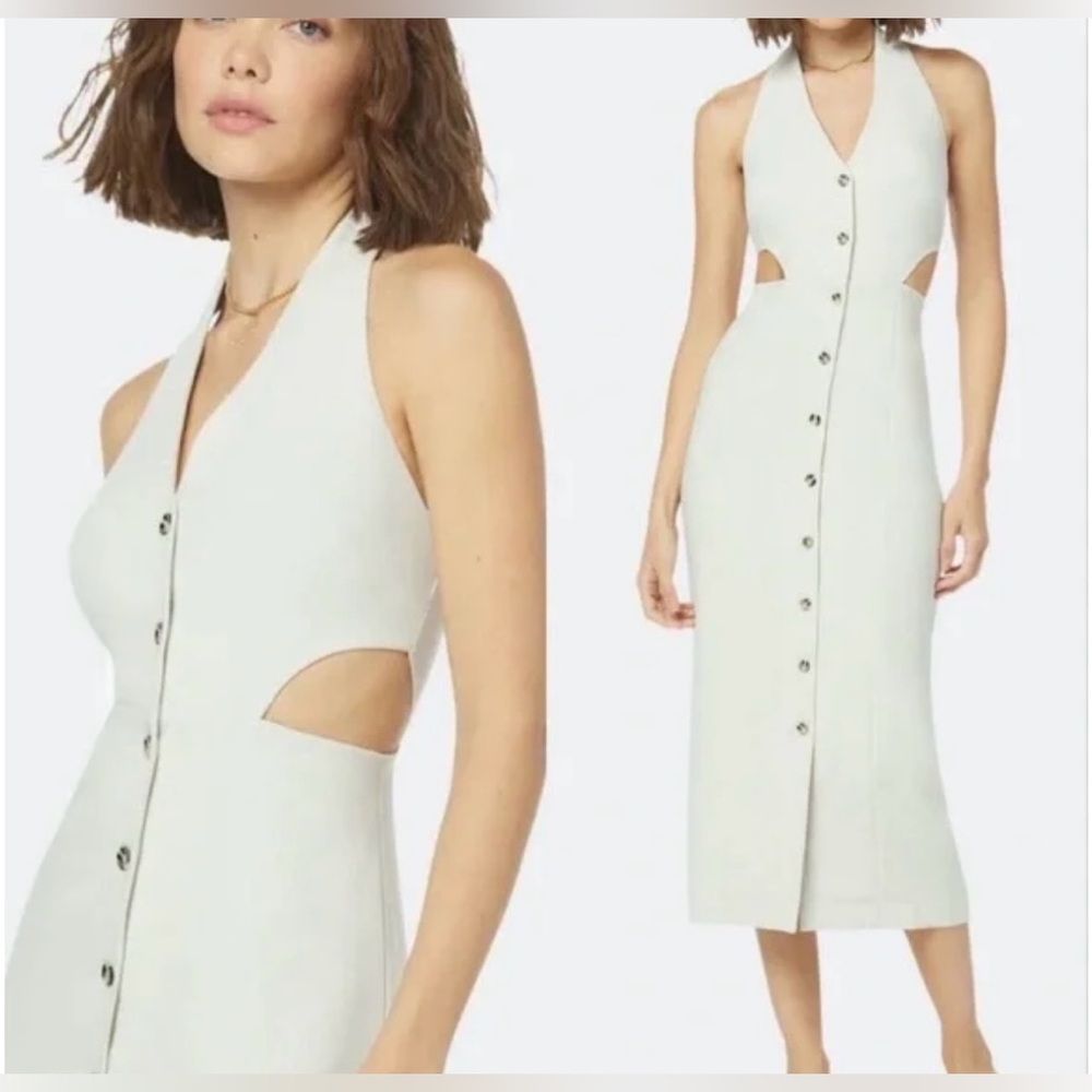 Favorite Daughter Cream Backless Dress